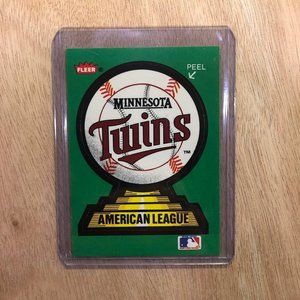 1989 - MLB  Fleer Sticker Trading Card